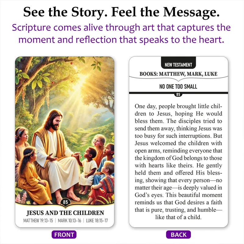 Biblicards - 100 Beautifully Illustrated Biblical Cards